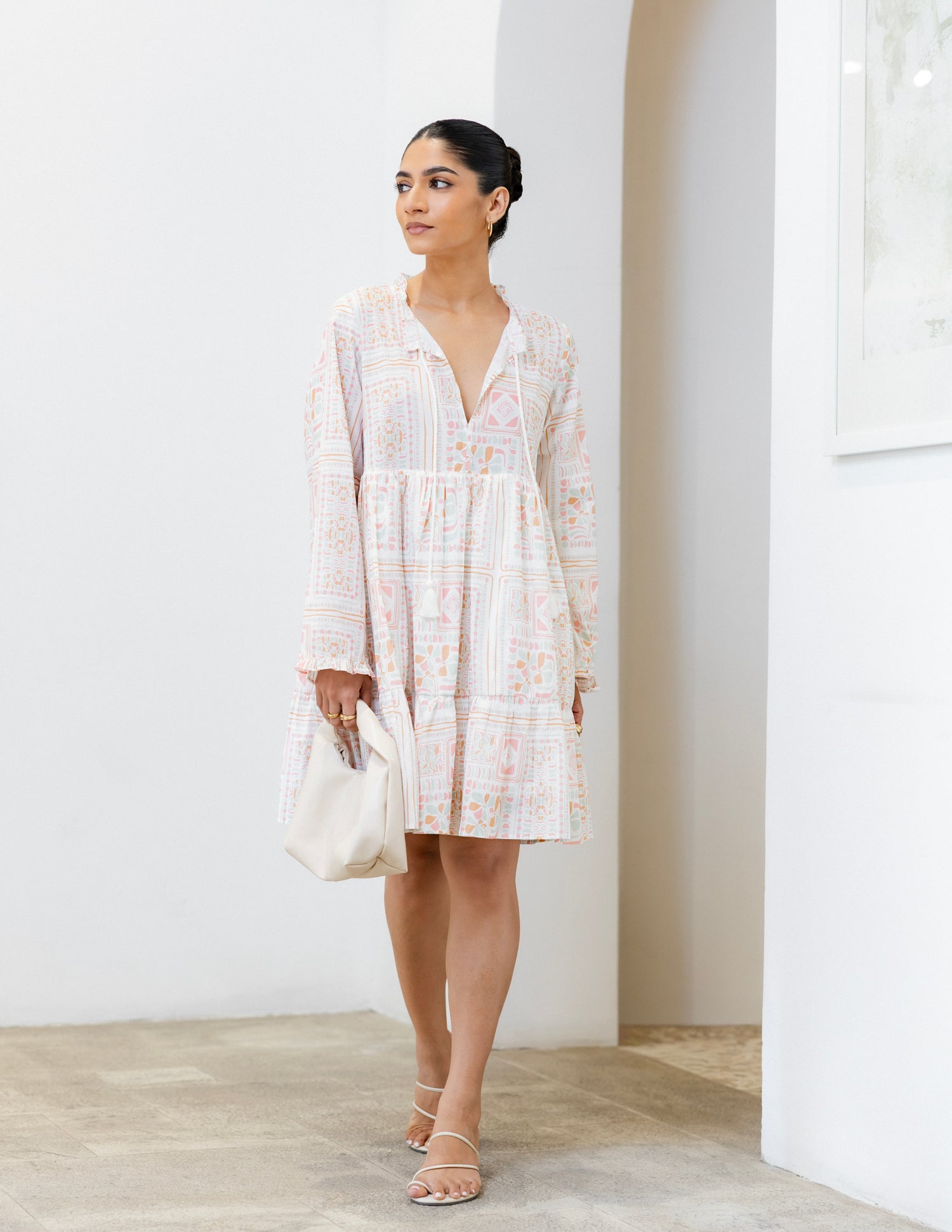 Tassel Detail Mini Dress