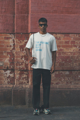 Slogan print t shirt