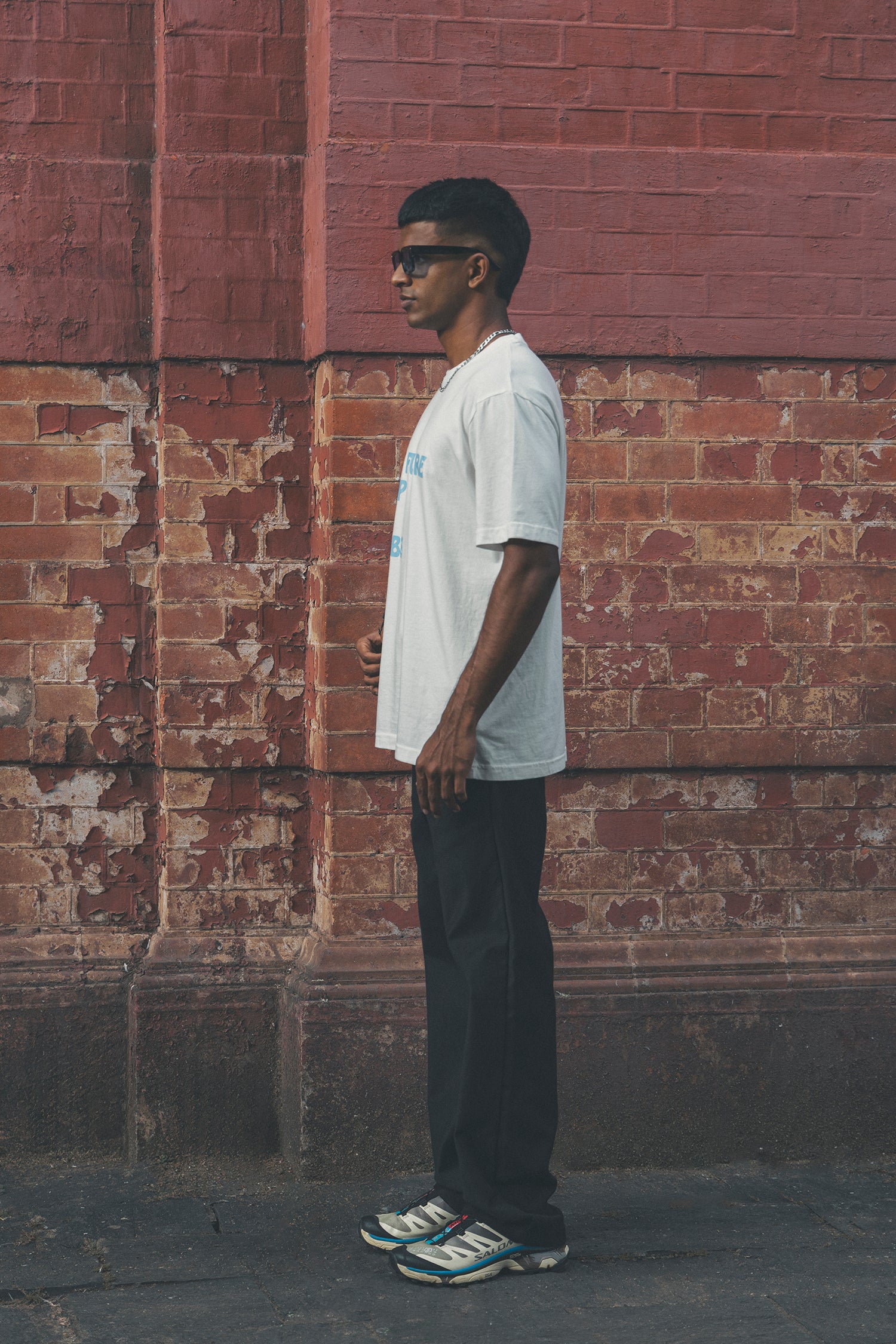 Slogan print t shirt