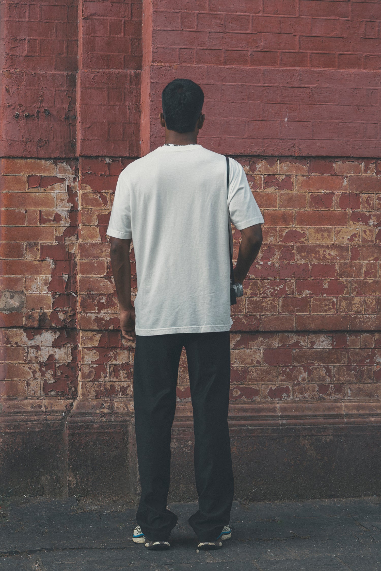 Slogan print t shirt