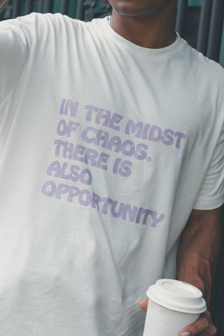 Slogan print t shirt