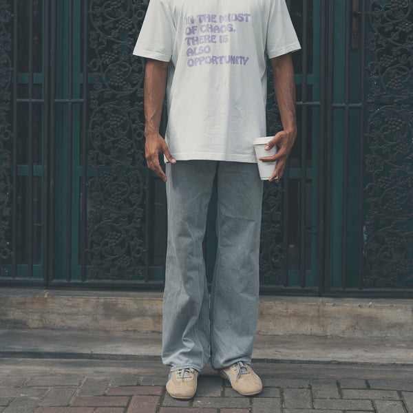 Slogan print t shirt