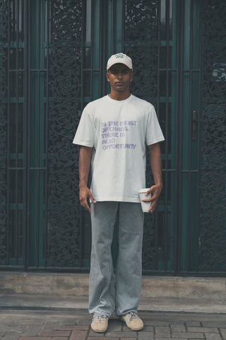 Slogan print t shirt