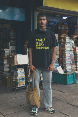 Slogan print t shirt