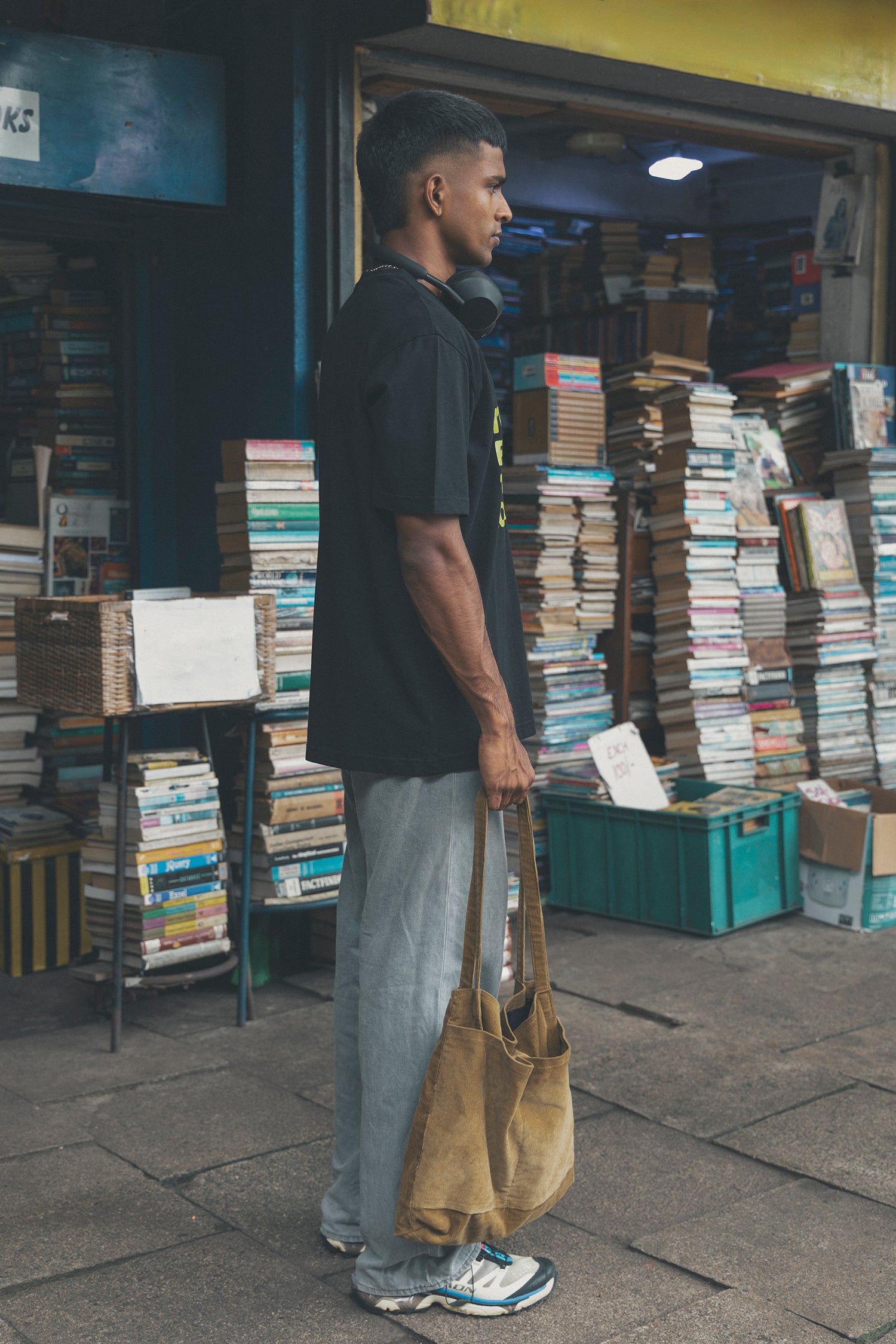 Slogan print t shirt