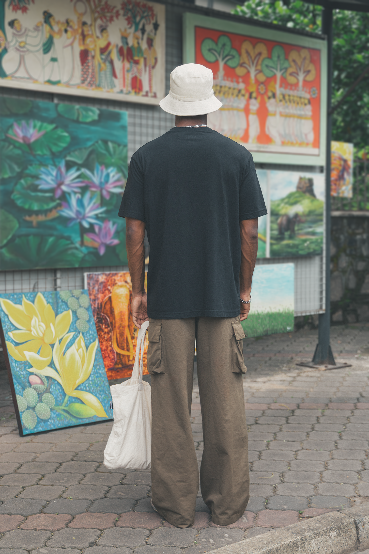 Slogan print t shirt