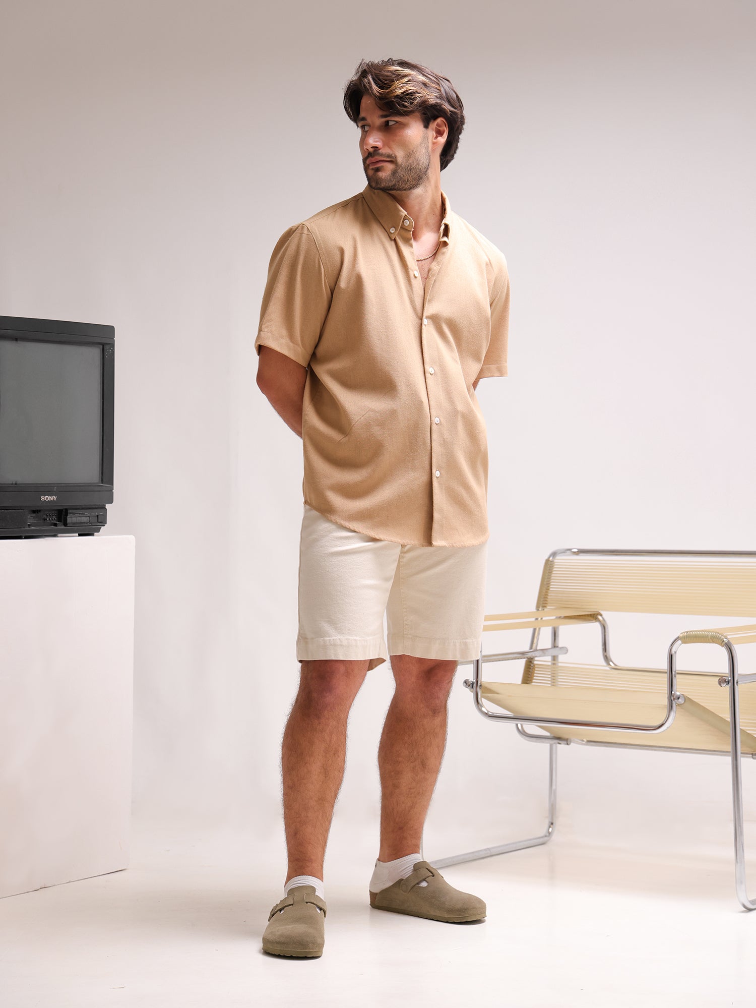 Button down oversize shirt