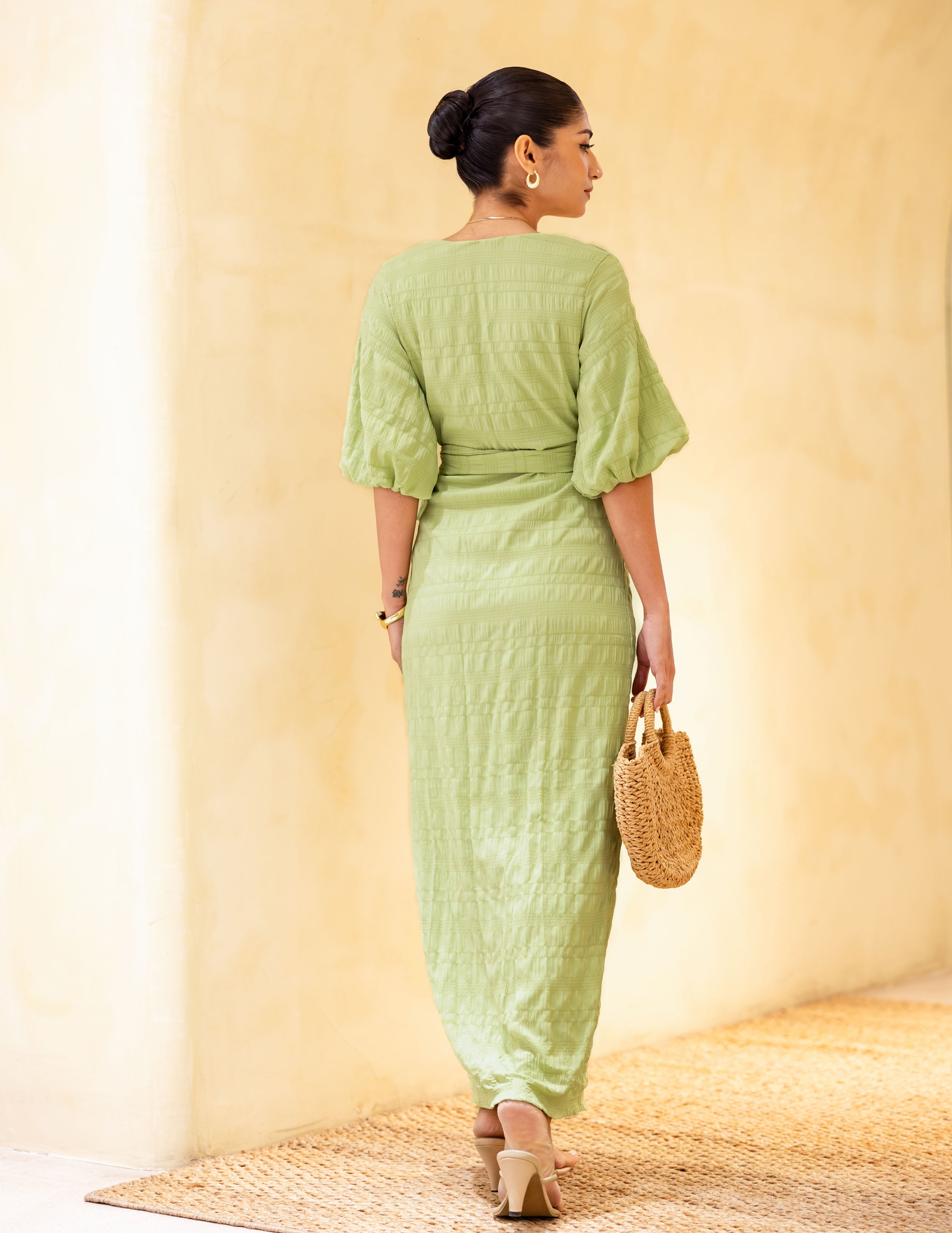 Wrap Detail Maxi Dress