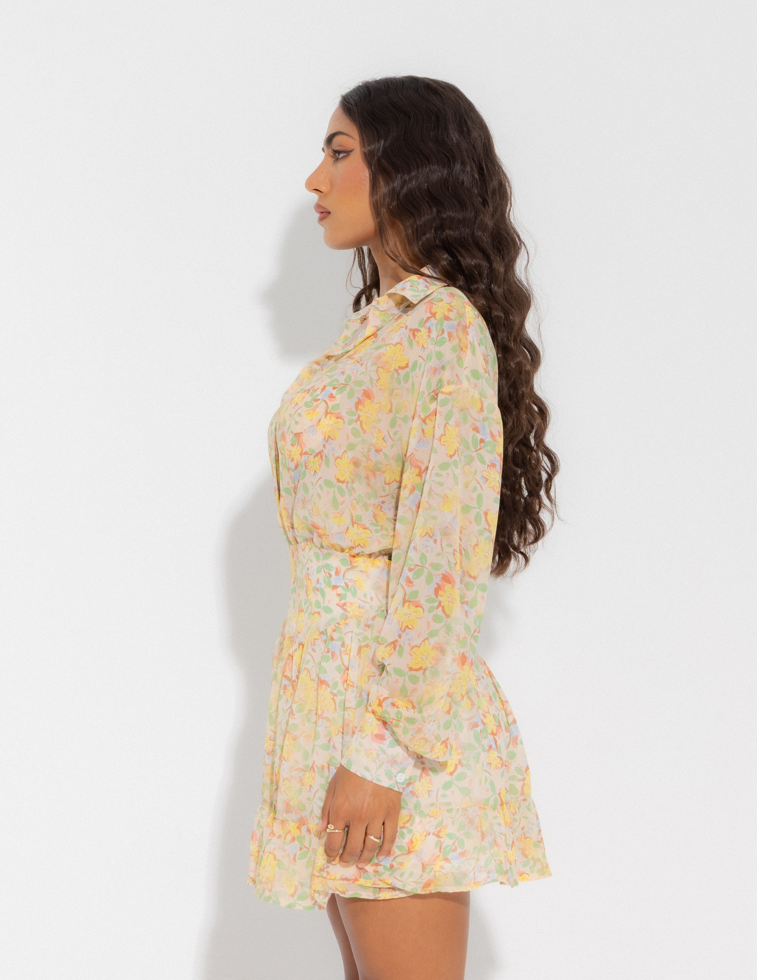 Button Down Mini Dress