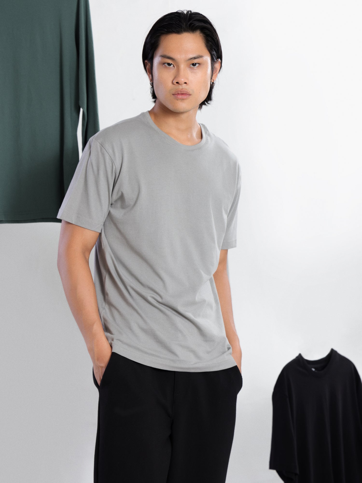 Short sleeve slim fit T shirt