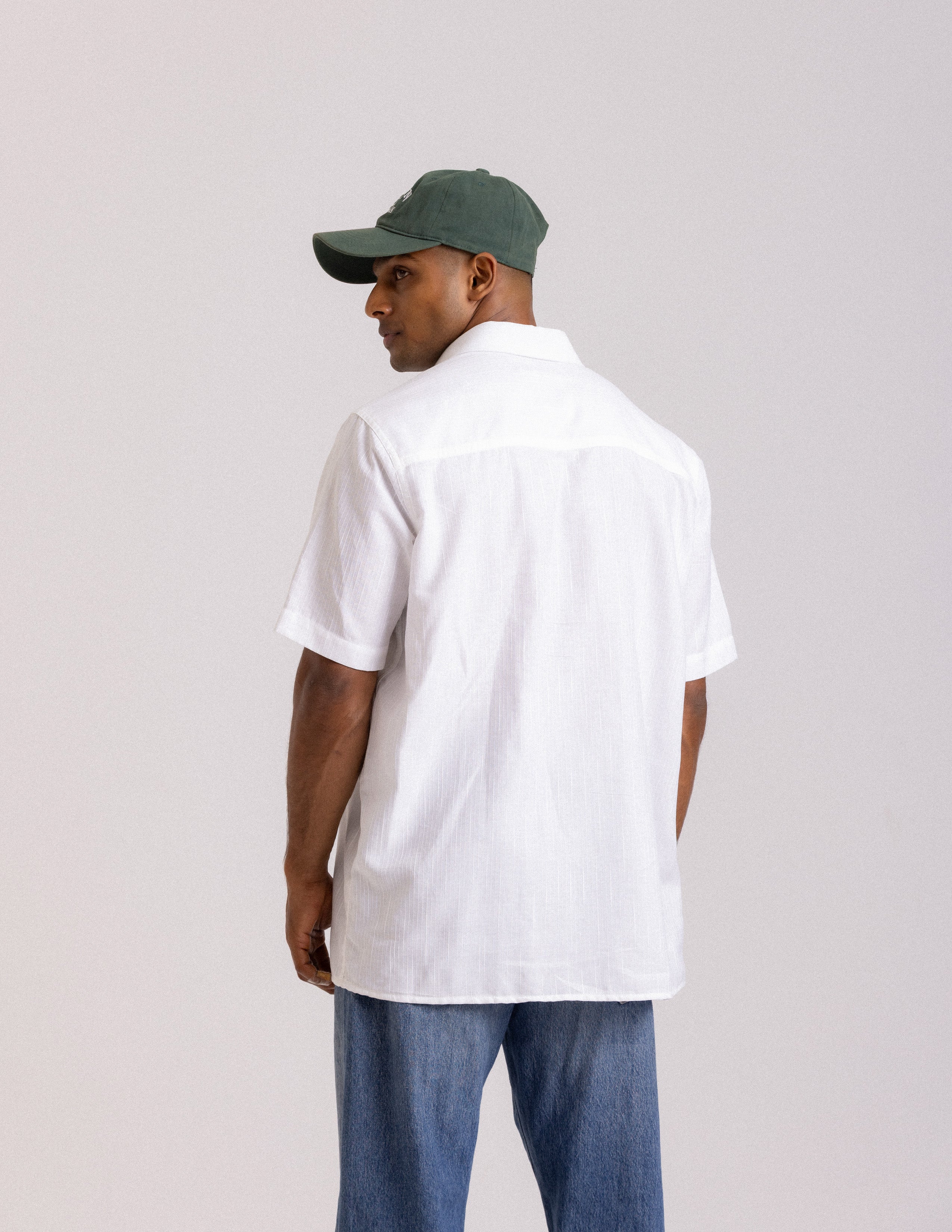 Oversized short sleeve shirt