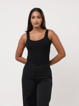 Sienna Sleeveless Squre Neck Body Suit