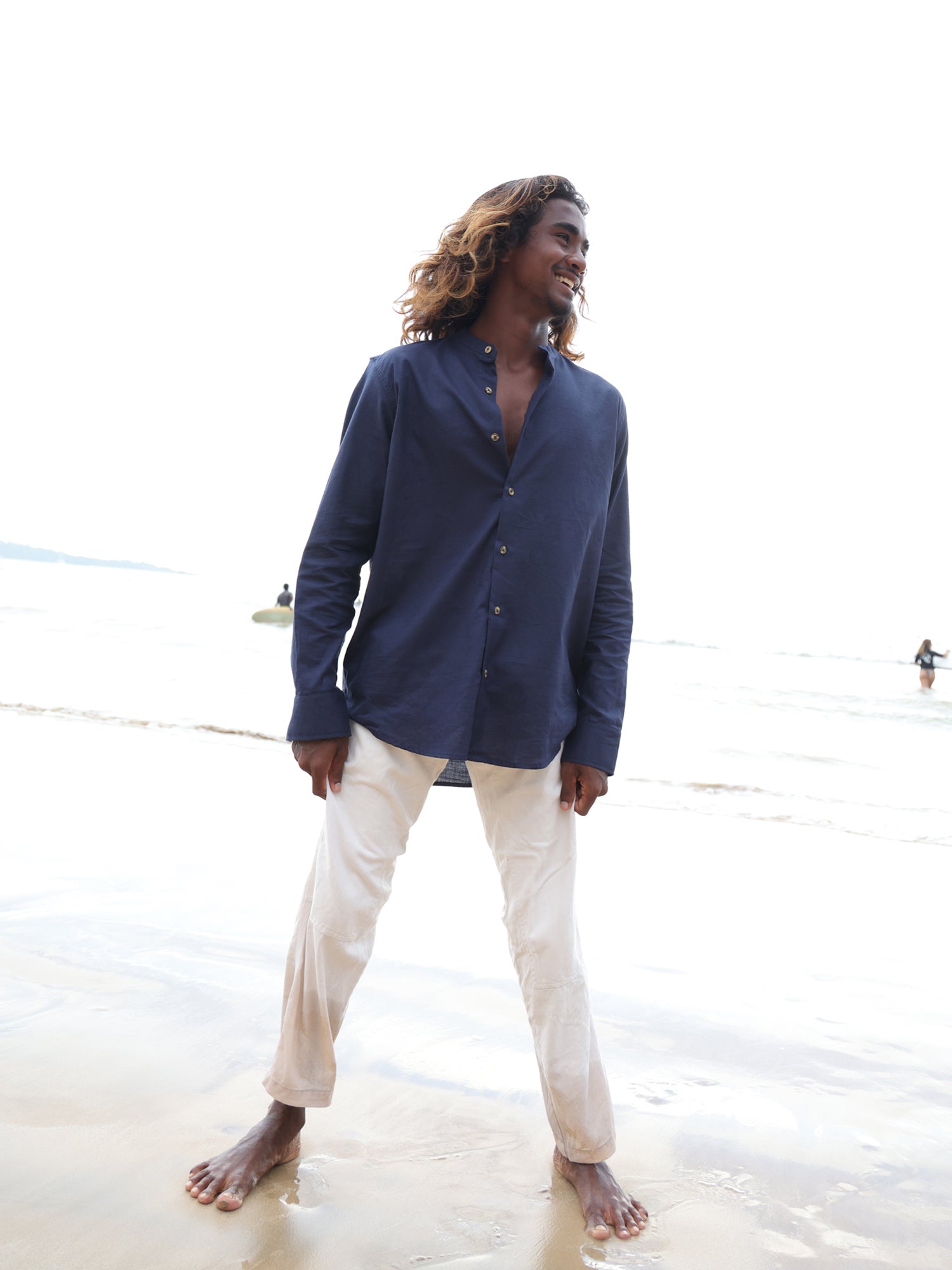 Cotton oversized shirt