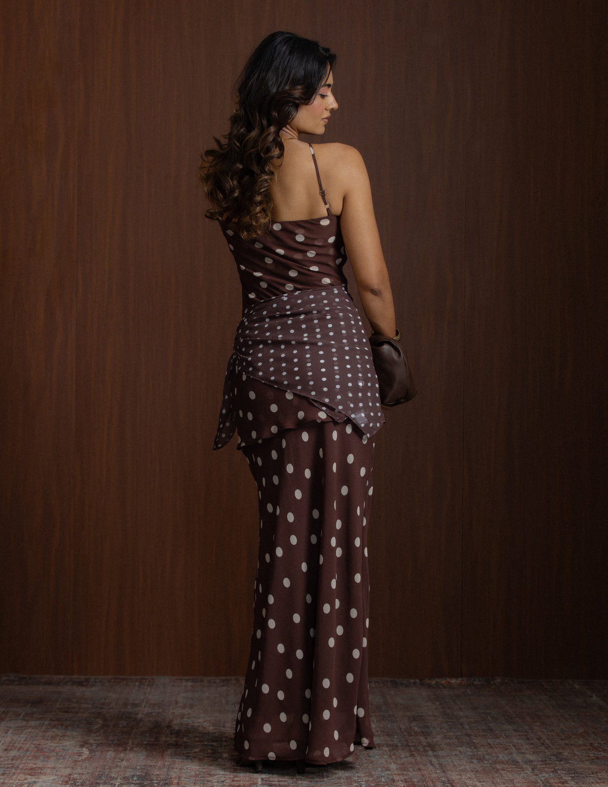 Waist Elasticated Printed Maxi Skirt