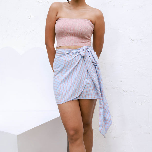 Wrap Mini skirt