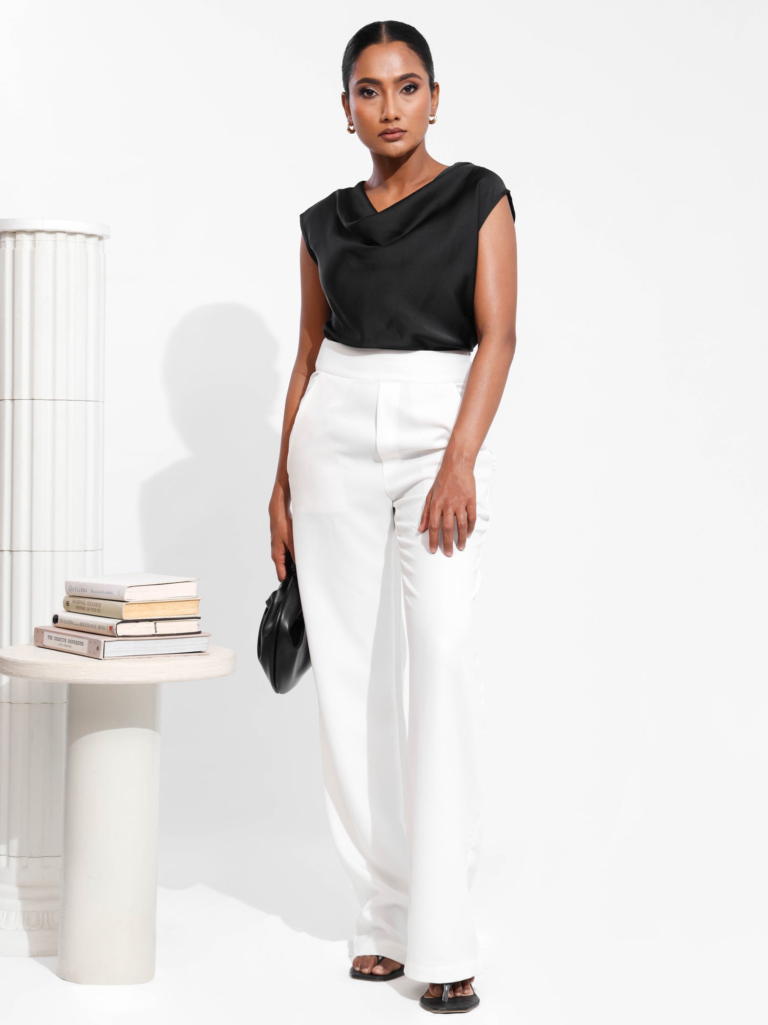 High Waist Straight Leg pant