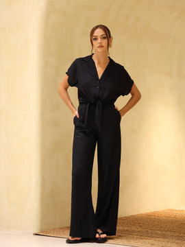 Button Down Front Tie Up Top