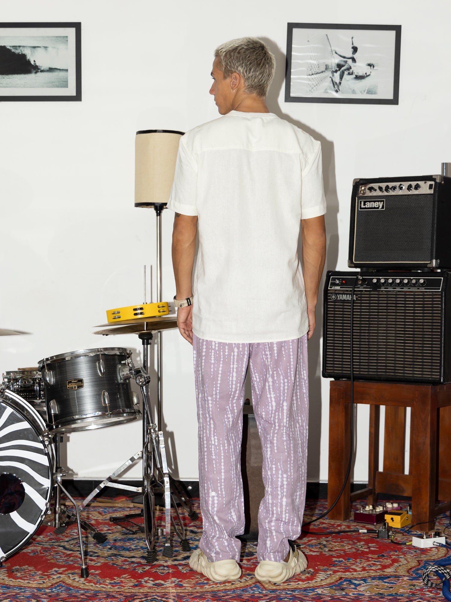 Seam detailed Linen shirt