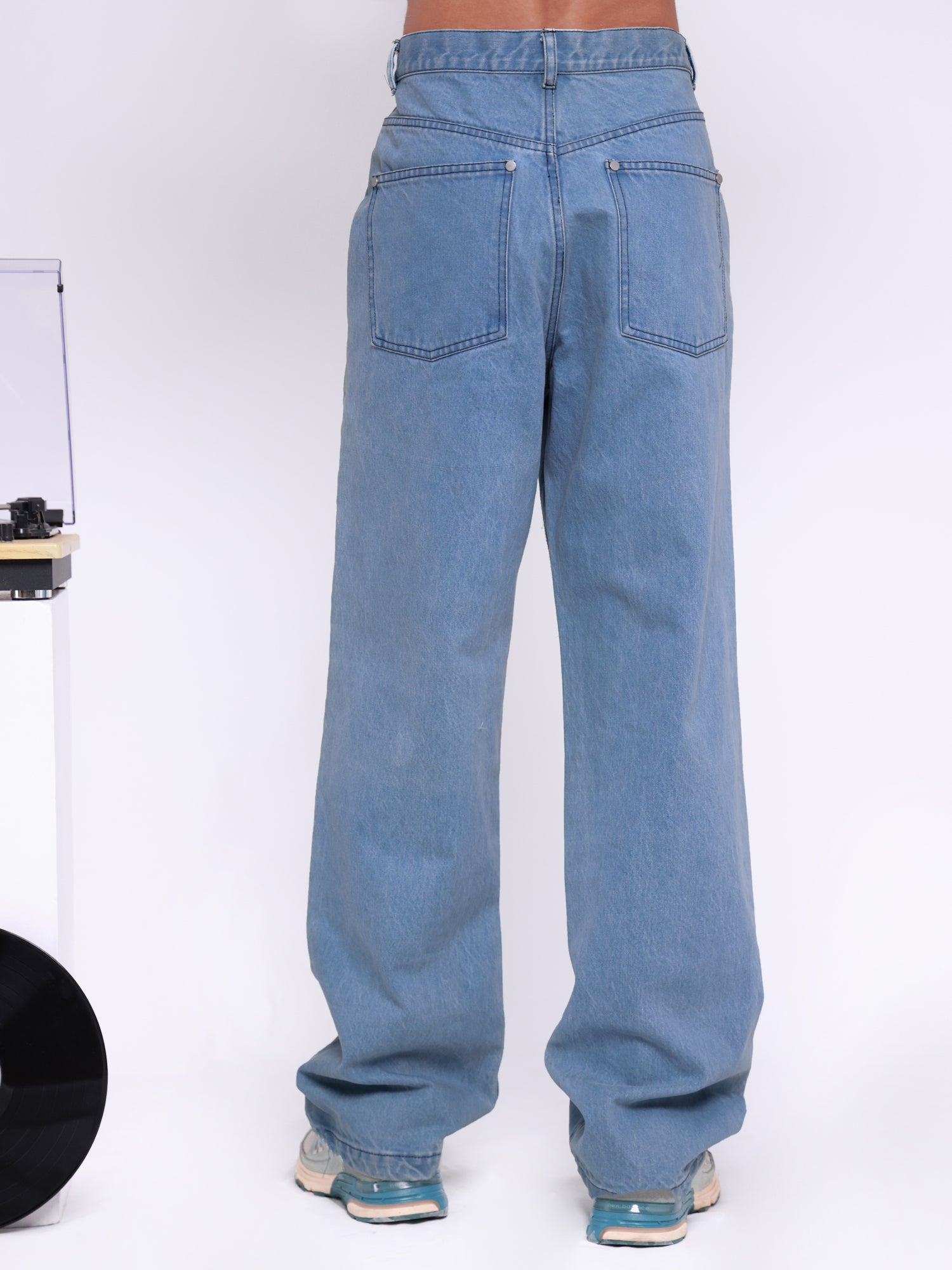 Denim carpenter pant