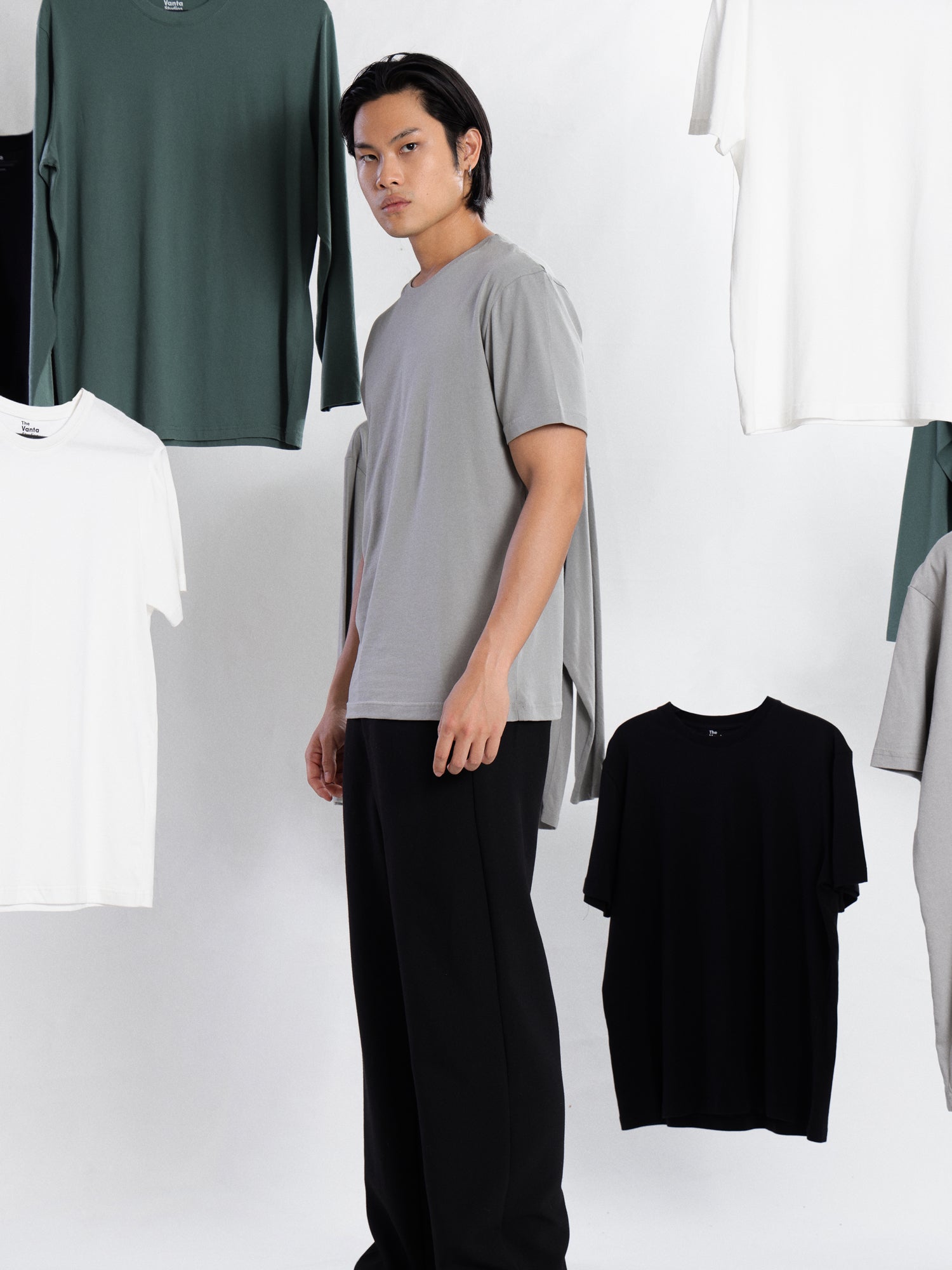 Short sleeve slim fit T shirt