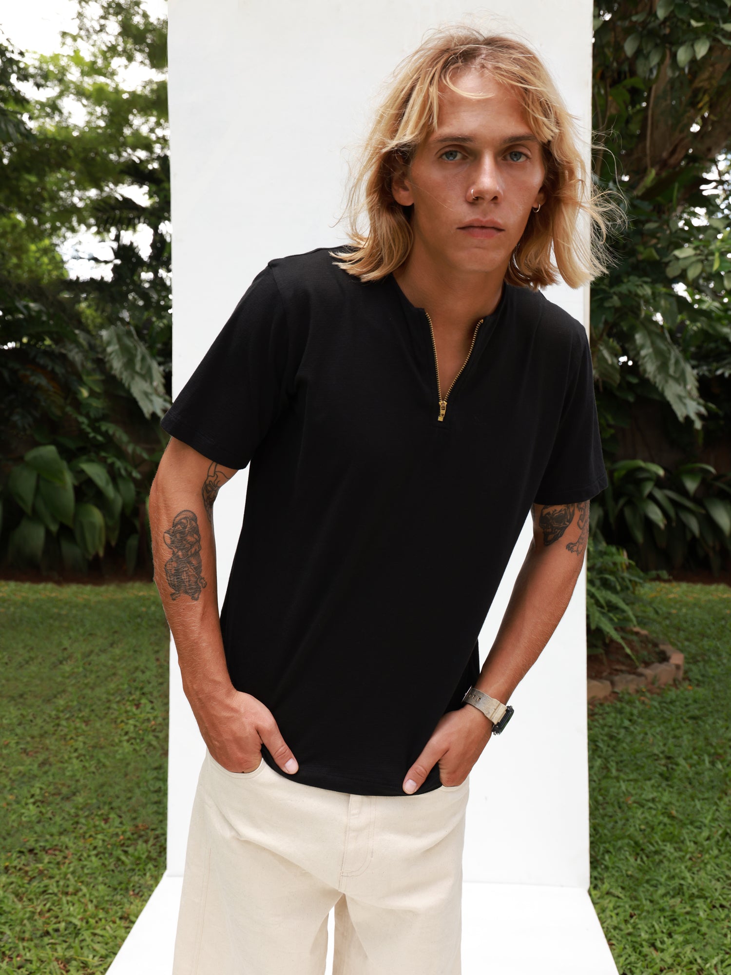 Regular fit S/S crew neck T shirt