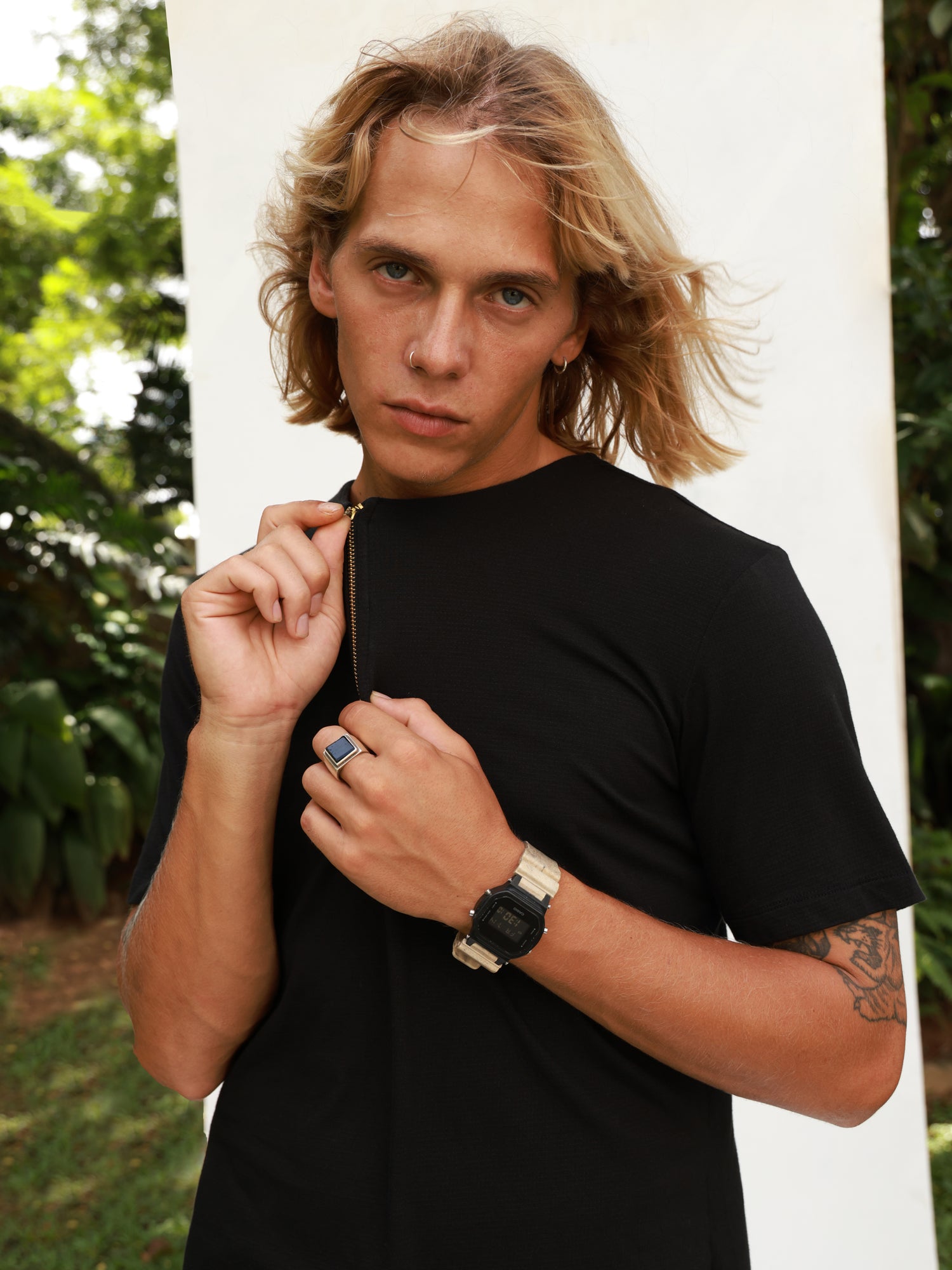 Regular fit S/S crew neck T shirt