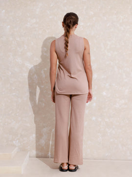 High Waist Straight Leg Pant
