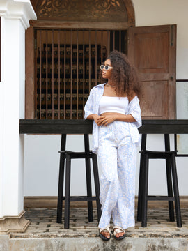 Drawstring Straight Leg Pant