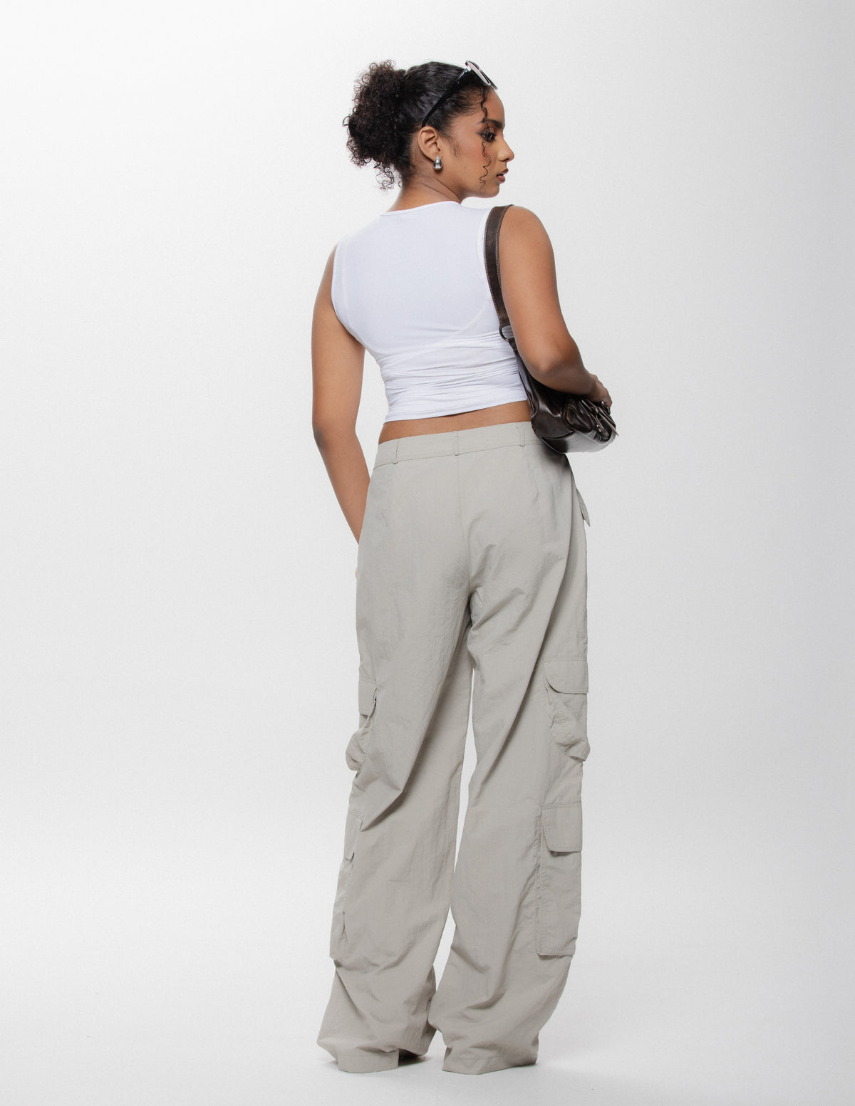 Gathered Detailed Fitted Top