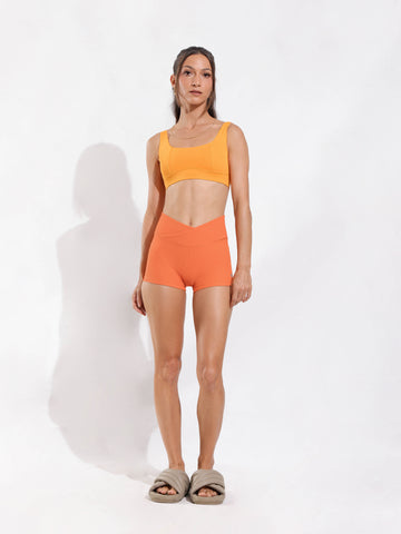 Isla Front Overlapped Biker Short