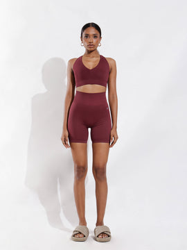 Maya V Neck Sports Bra