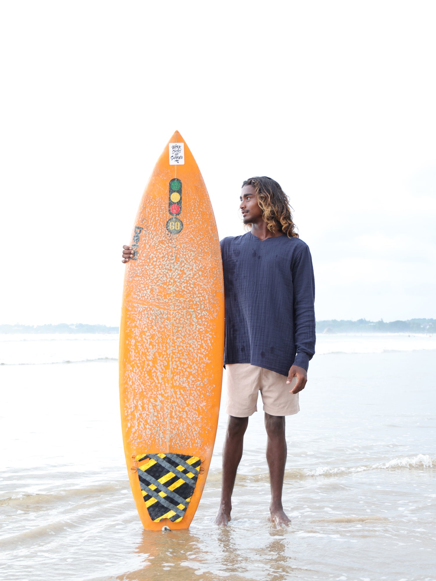 Collar Seam Detail Long Sleeve Shirt