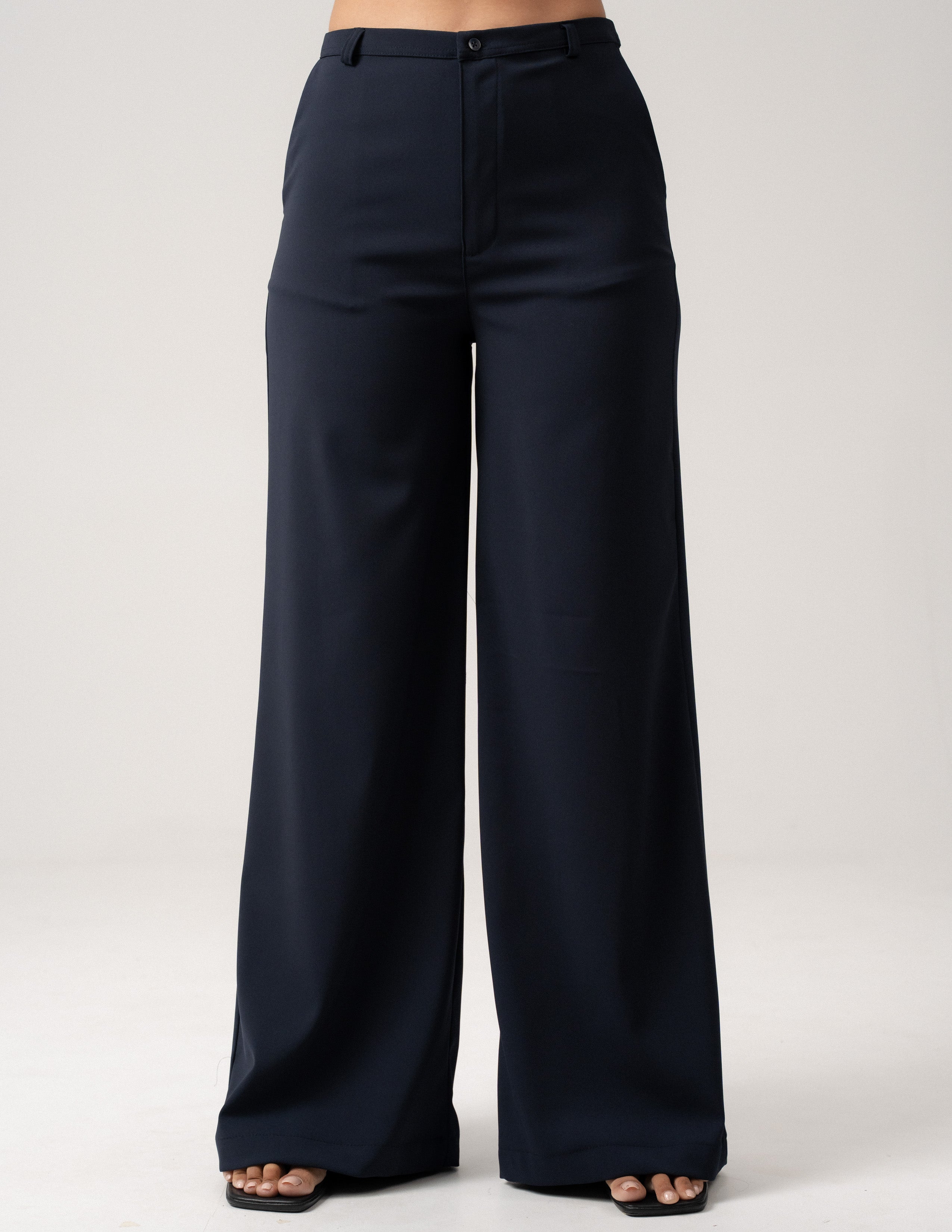 Micro Waistband Detailed High Waist Pant