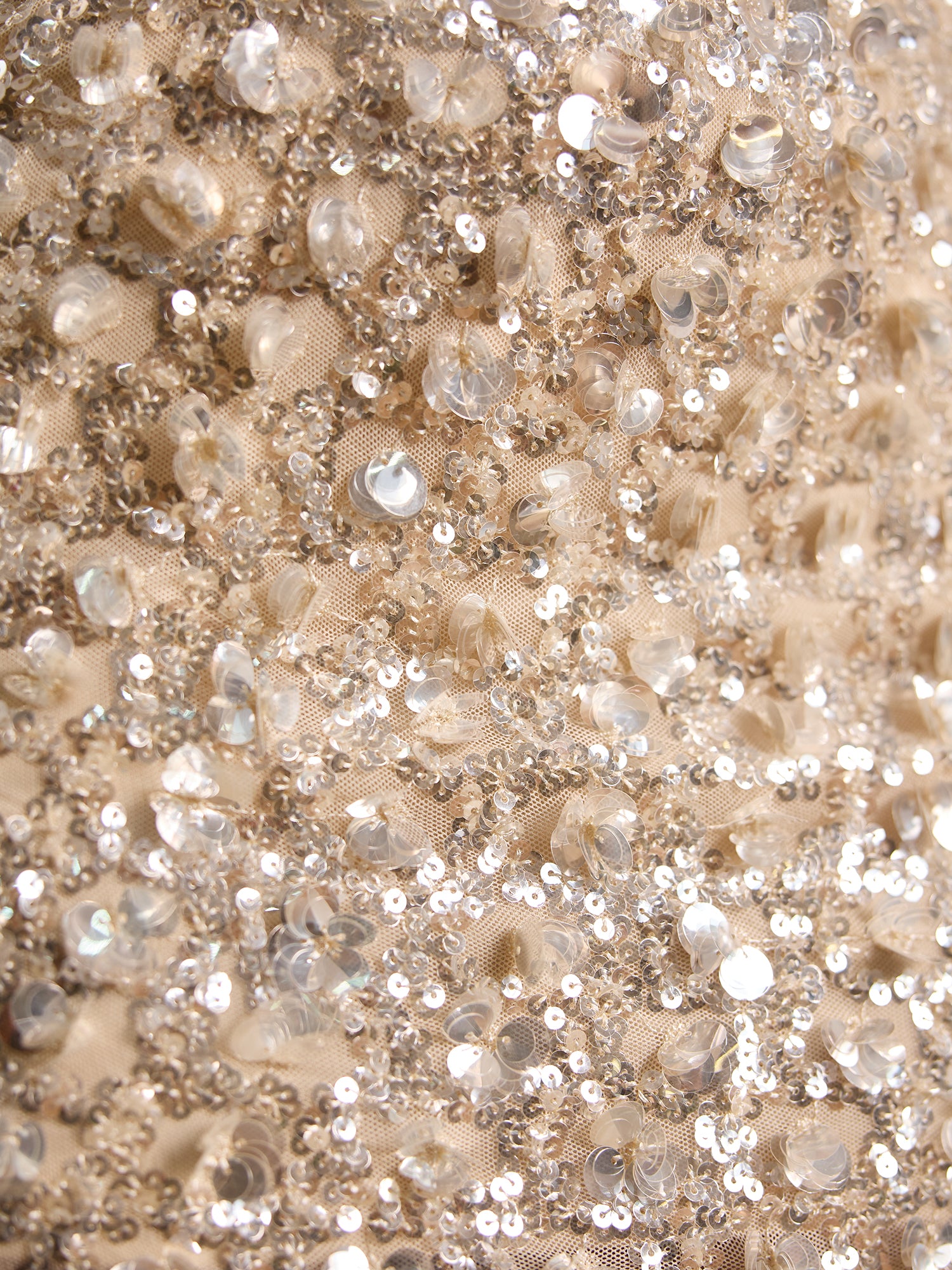 Front Deep Cowl Neck Tie Up Sequin Top