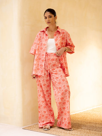Draw String Printed Pant