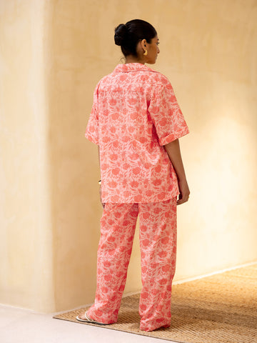 Draw String Printed Pant