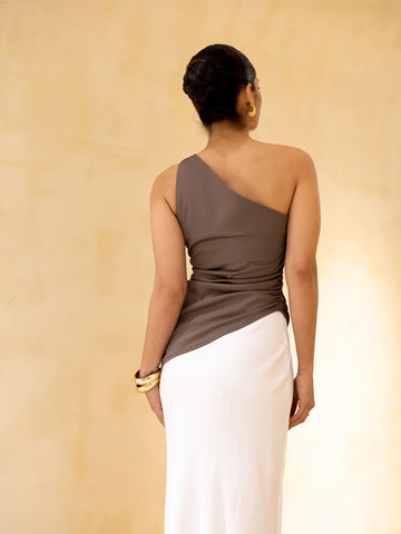 One Shoulder Asymetrical Top