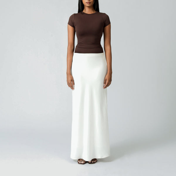 Rue High Neck Fitted Top
