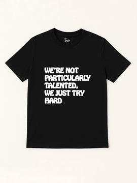 Slogan print t shirt