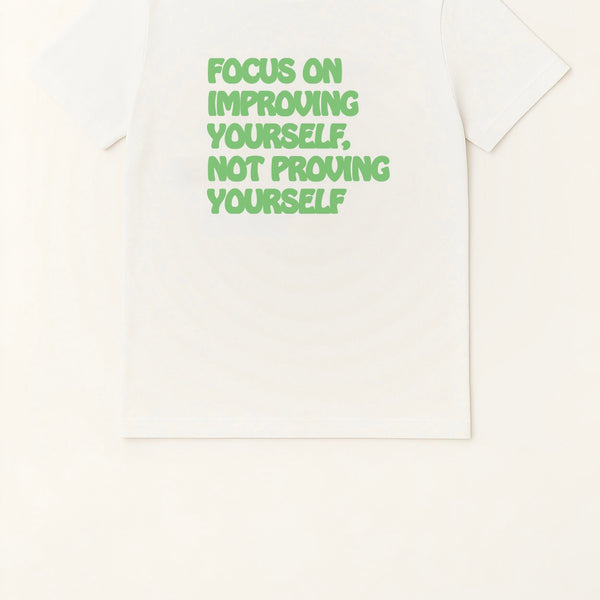 Slogan print t shirt