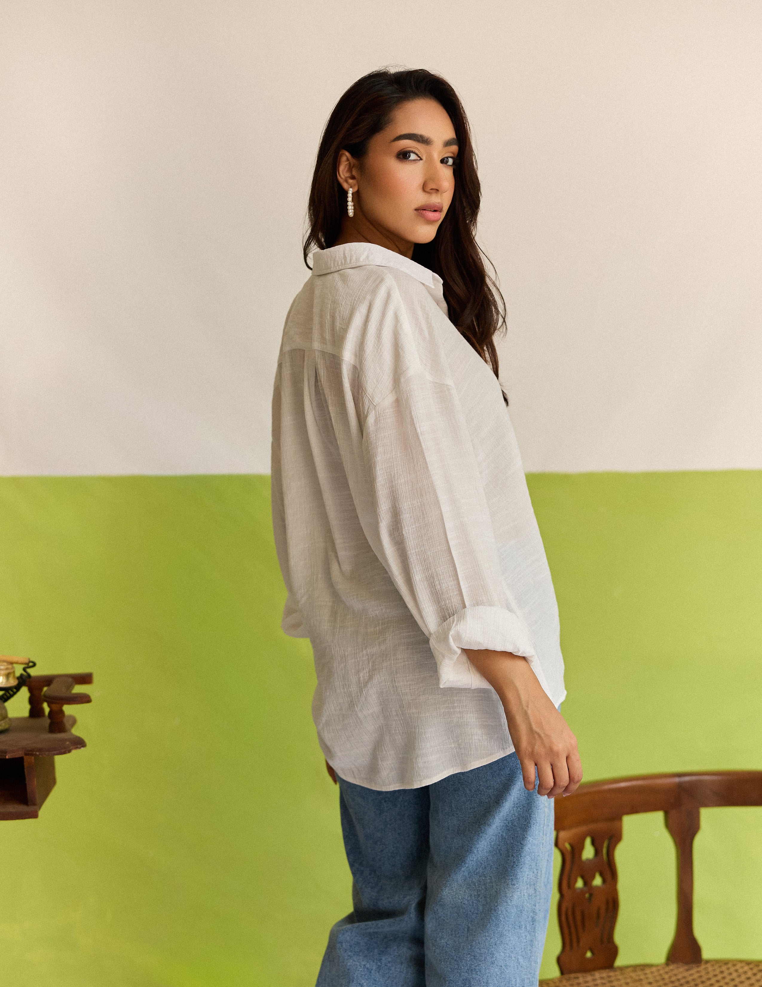 Oversized Button Down Shirt