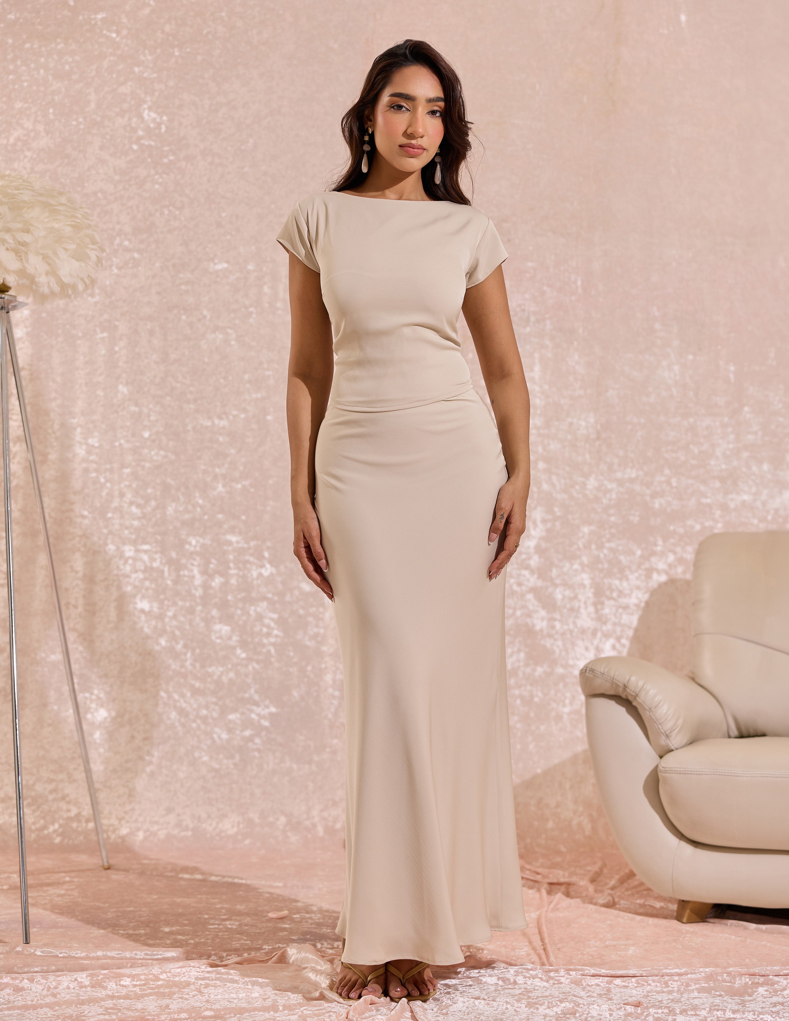 Bias Maxi Skirt