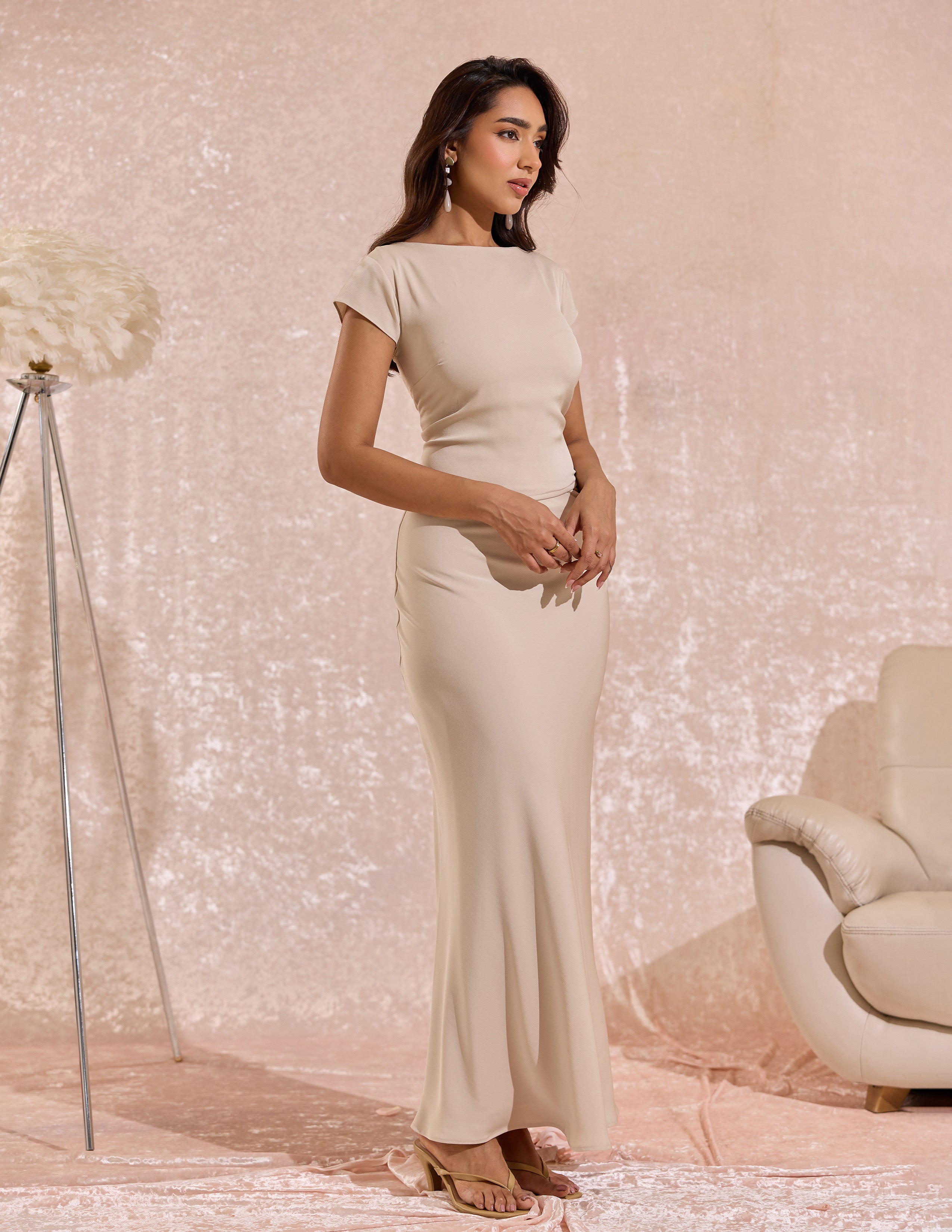 Bias Maxi Skirt