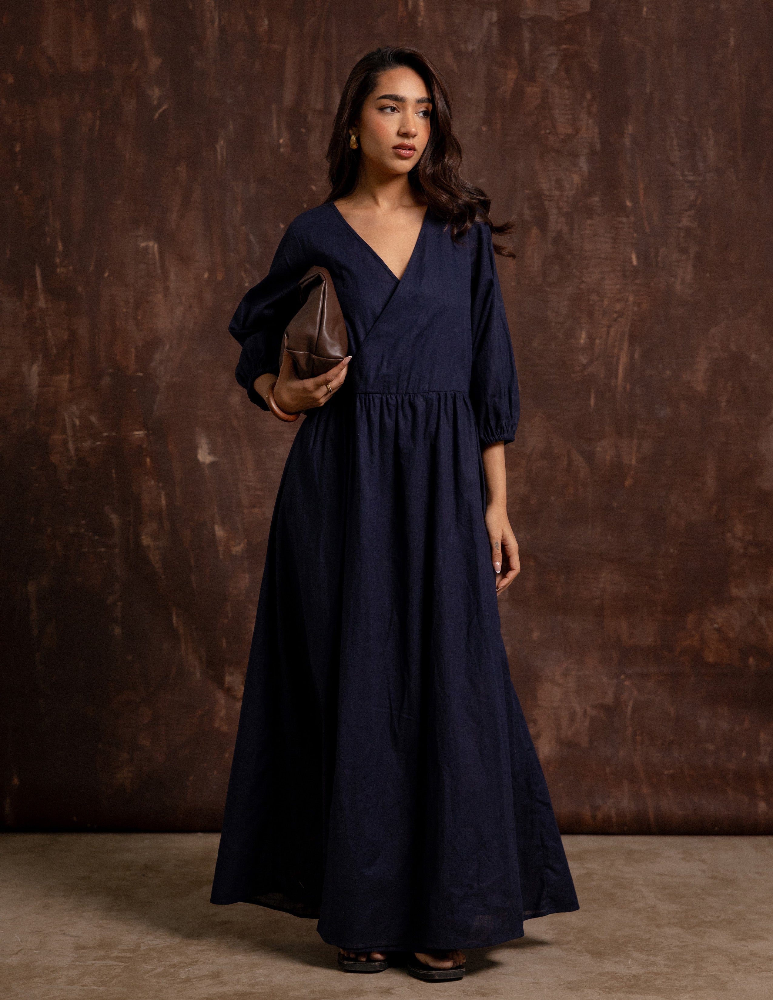 Wrapped Maxi Dress