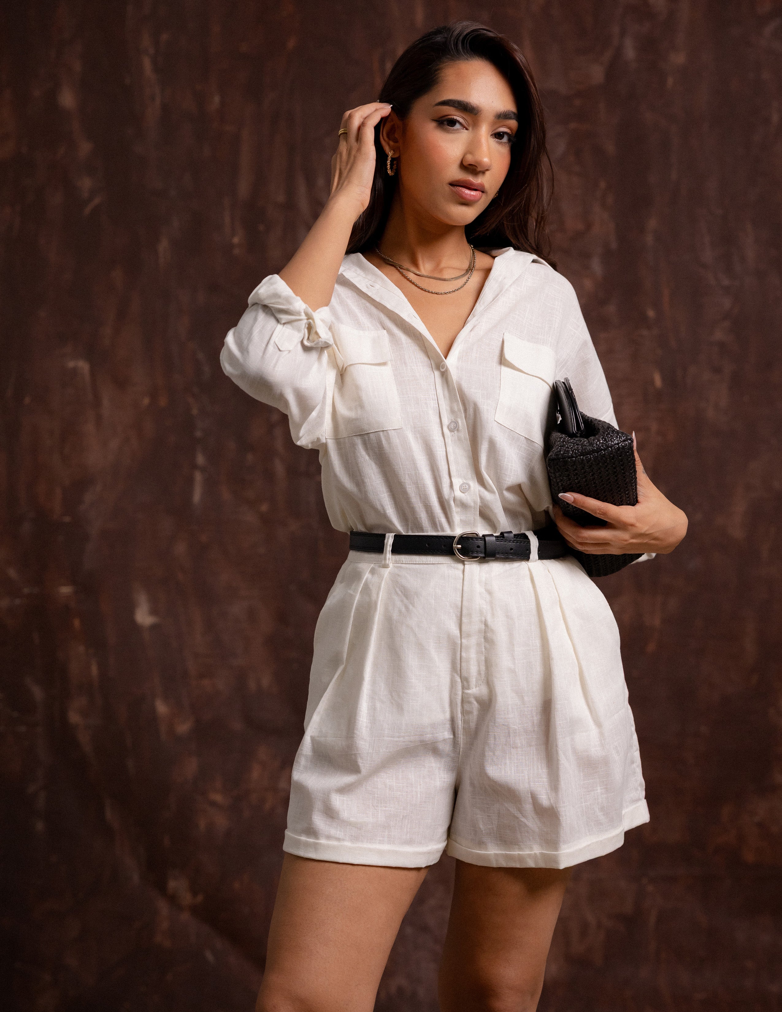 Pocket Detailed Long Sleeved Top