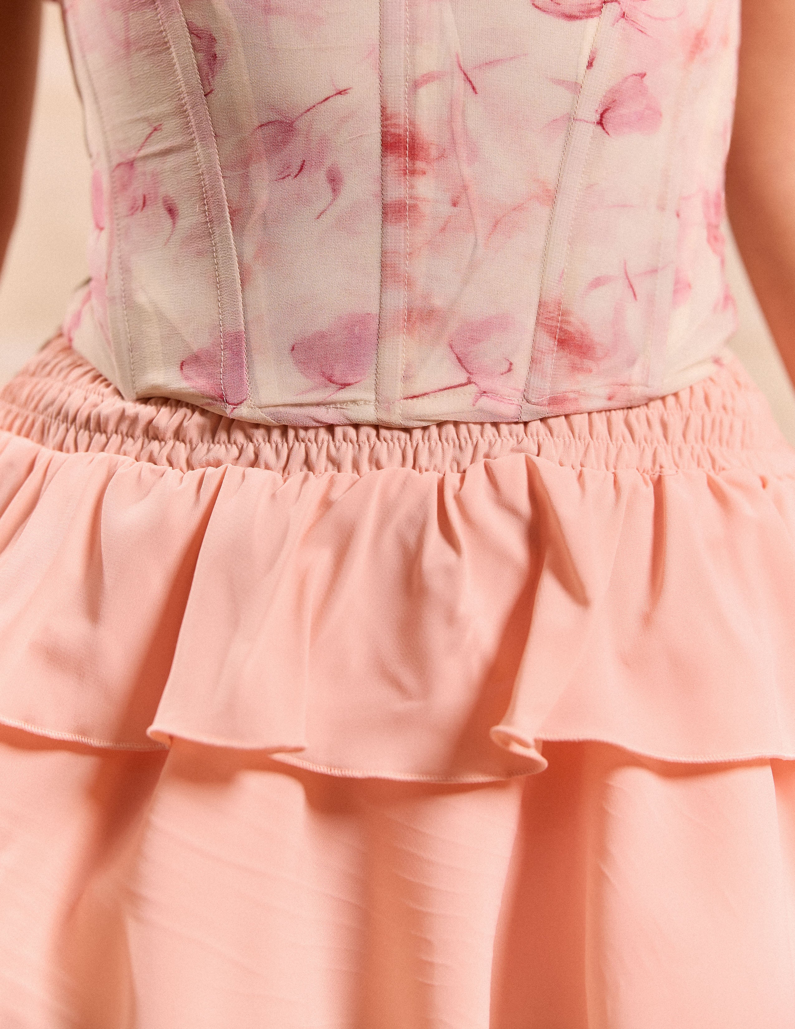 Printed Corset Top