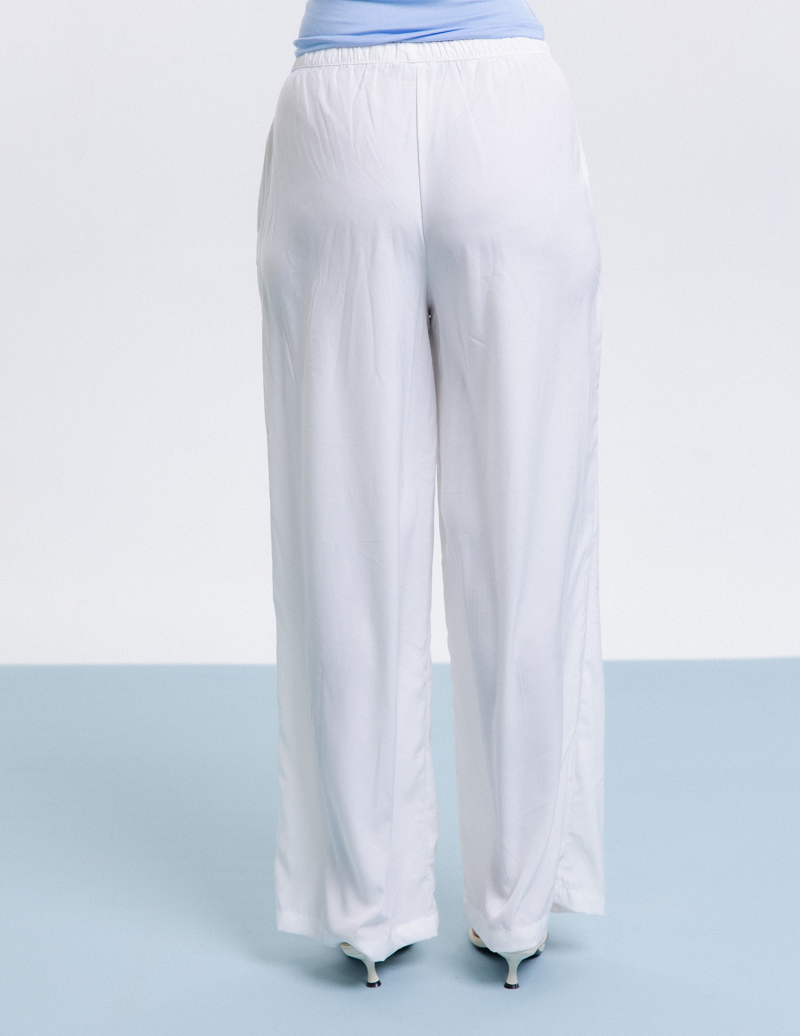 Drawstring Wide Leg Pant