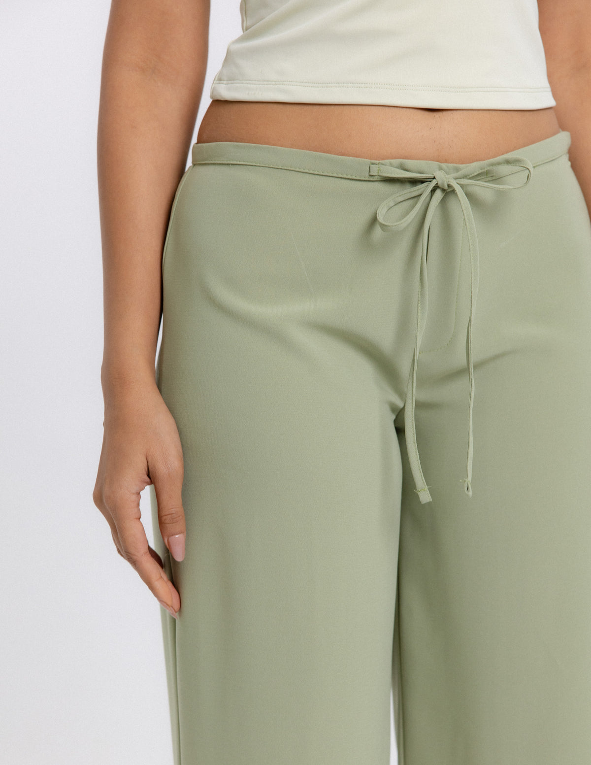 Low Waist Straight Leg Pant