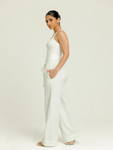 Mid Waist Drawstring Pant