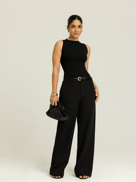 Low Waist Wide Leg Pant
